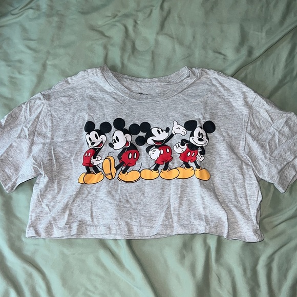 Disney Tops Disney Mickey Mouse Crop Top Poshmark